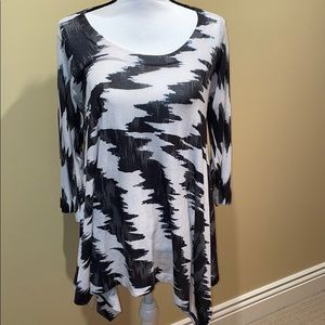 Long m, ¾ sleeve top